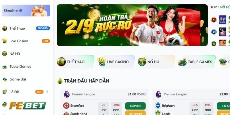 Nhà cái mang trong mình nhiều thế mạnh
