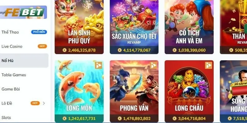 Sức hút của sảnh Nổ Hũ Sức hút của sảnh Nổ Hũ